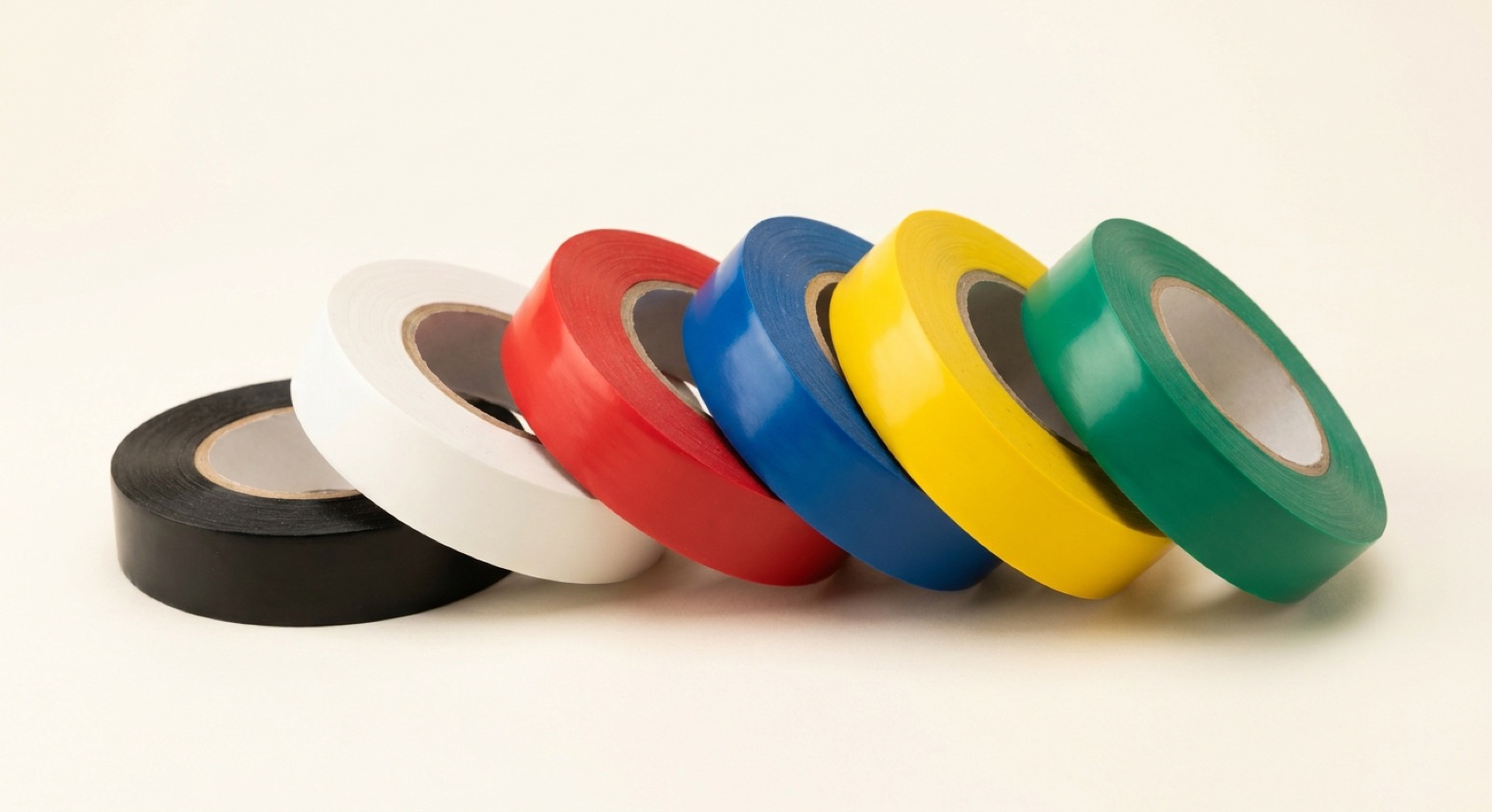 6 renk PVC elektrik bandı